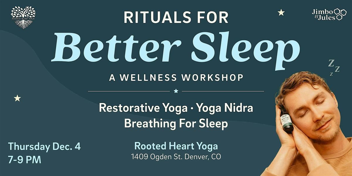 Rituals For Better Sleep, 4 December | Event in Denver | AllEvents