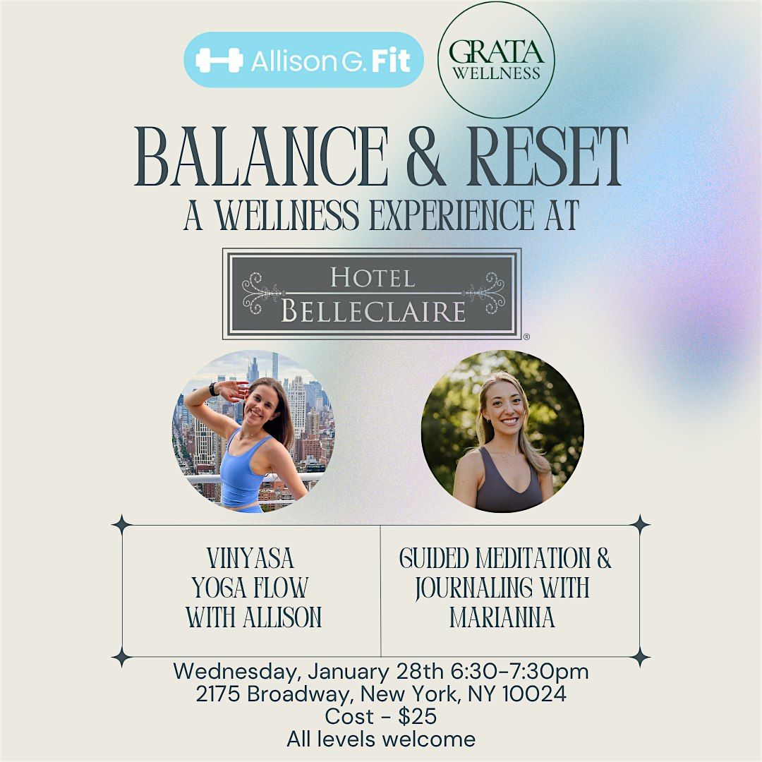 Balance & Reset a Rooftop Wellness Experience, 28 January | Event in New York | AllEvents
