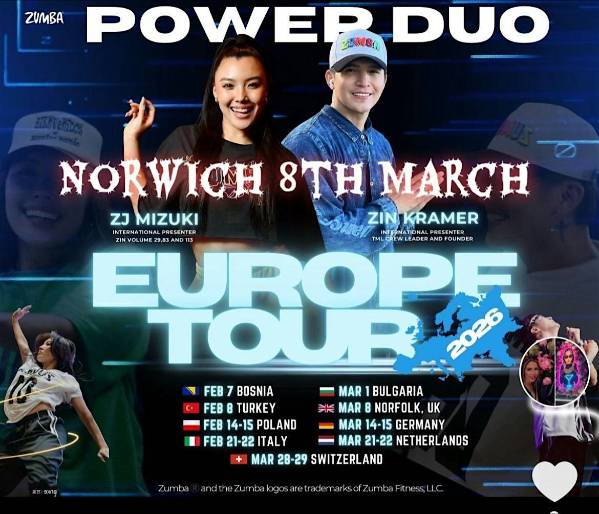 Masterclass with ZIN Kramer and ZJ Mizuki March 2026, 8 March | Event in Norwich | AllEvents