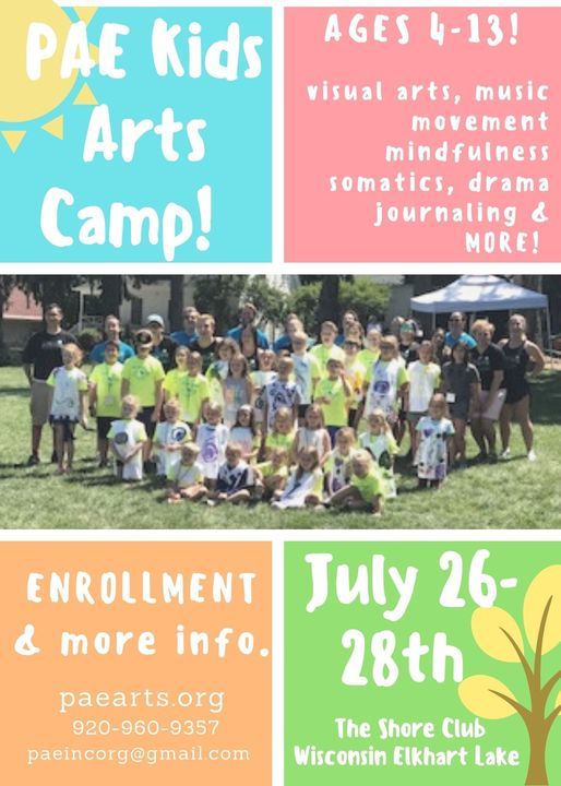 Pae Kids Camp 2021 The Shore Club Wisconsin Ascend Hotel Collection Elkhart Lake July 26 To July 28 Allevents In Elkhart Lake Christmas 2021