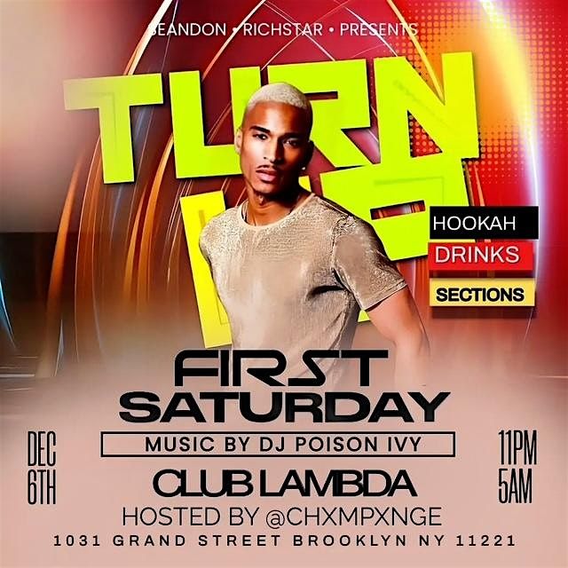 FIRST SATURDAY NYC - TURN UP, 6 December | Event in Brooklyn | AllEvents