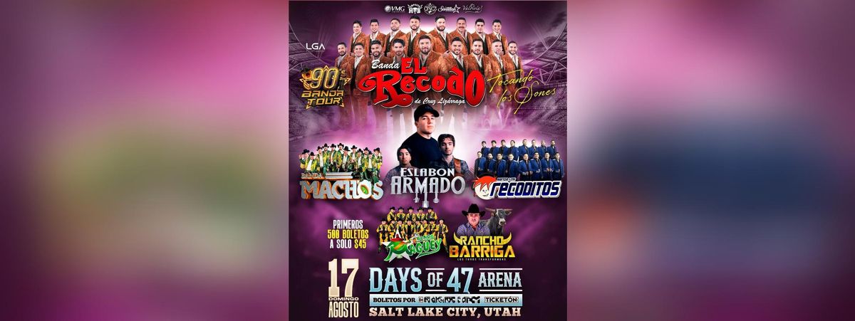 BANDA EL RECODO, ESLABON ARMADO, LOS RECODITOS Y MAS | Event in Salt Lake City | AllEvents