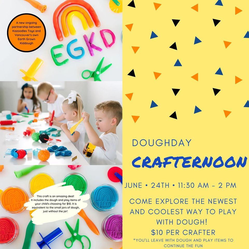Crafternoon Dough Day, Kazoodles Toy Store, Vancouver, 24 June 2023