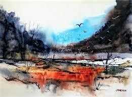 Get Busy at The Hive-a  one-off art workshops, watercolour and mixed-media, 11 February | Event in Abbots Langley