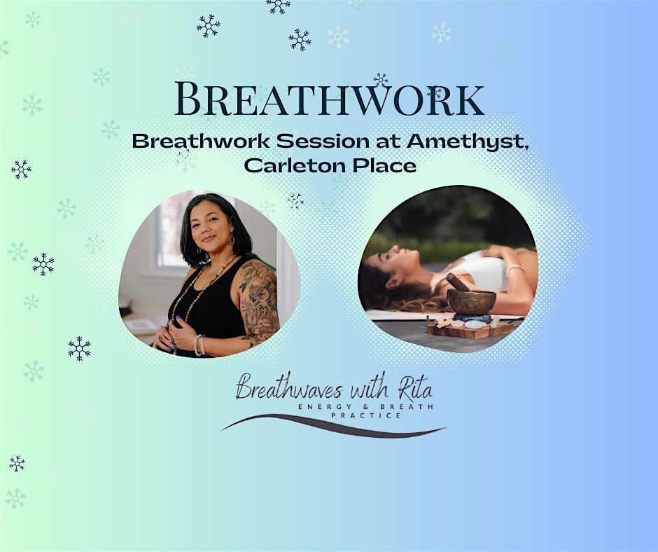 Breathwork at Amethyst, Carleton Place!, 17 December | Event in Carleton Place | AllEvents