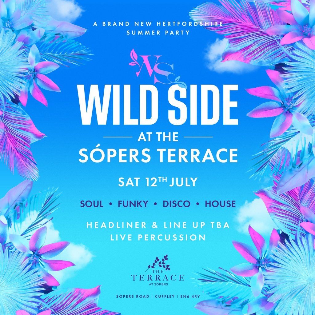 Sopers Summer Party | WILDSIDE with Freddie Lineker, 12 July | Event in Enfield | AllEvents