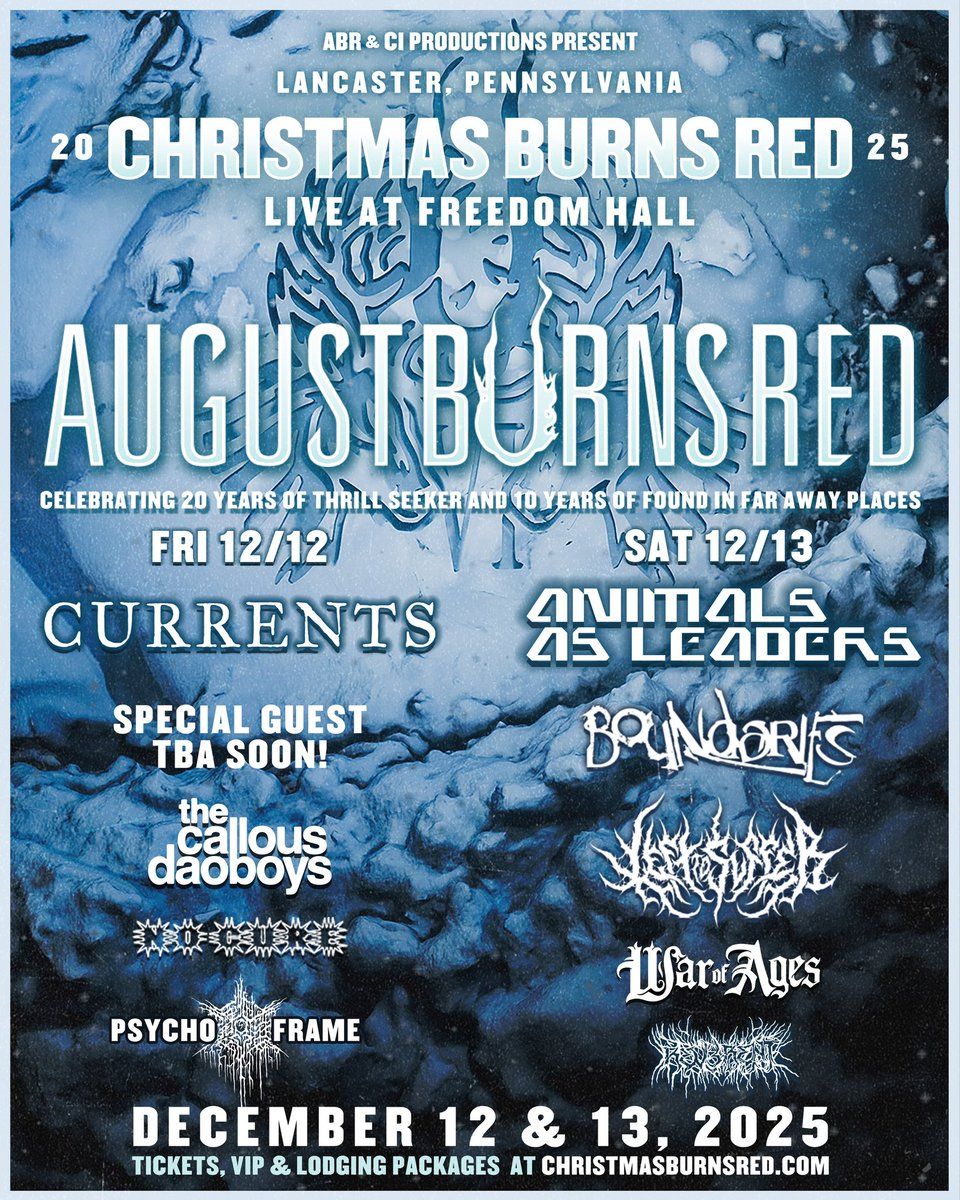 August Burns Red at Culture Room, 21 January | Event in Fort Lauderdale | AllEvents