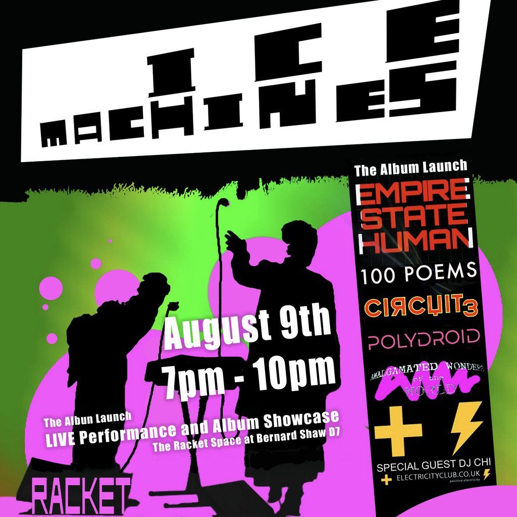 Ice Machines Album Launch Live Show [VIP Guest List], 9 August | Event in Dublin | AllEvents
