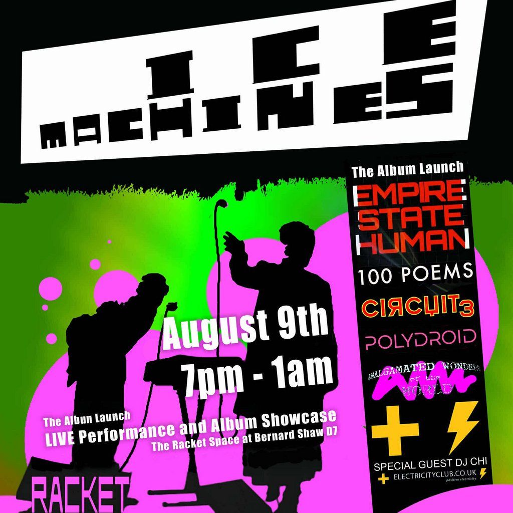 Ice Machines Album Launch Live Show [VIP Guest List], 9 August | Event in Dublin | AllEvents