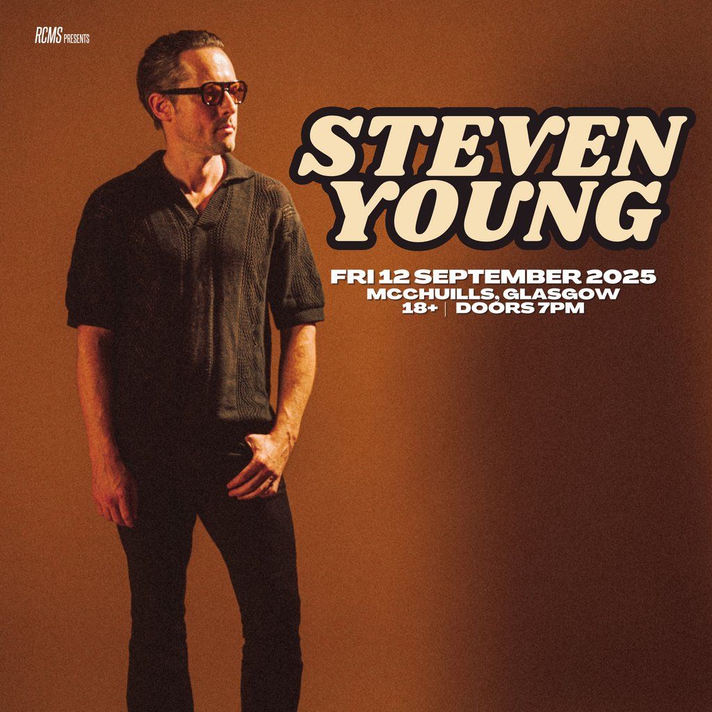 Steven Young live at McChuills + support, 12 September | Event in Glasgow | AllEvents