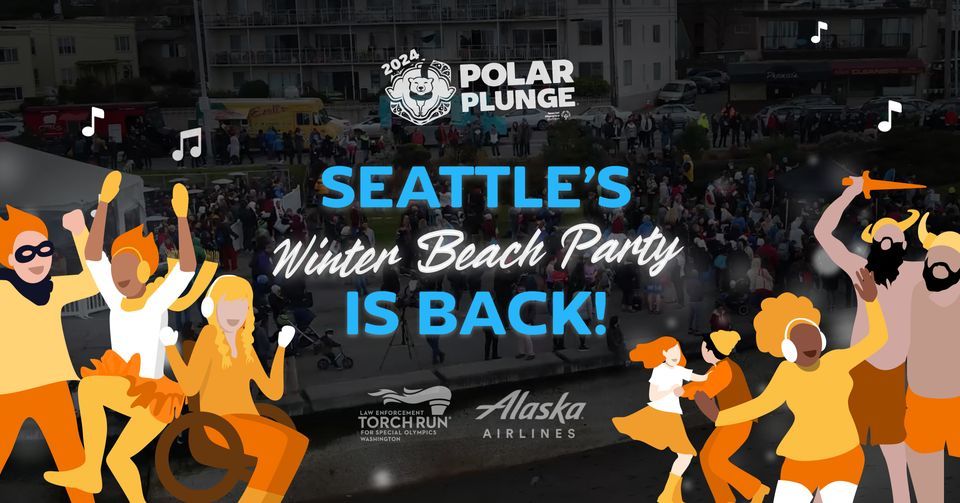 Seattle Polar Plunge , Alki Beach Bathhouse, Manchester, February 24