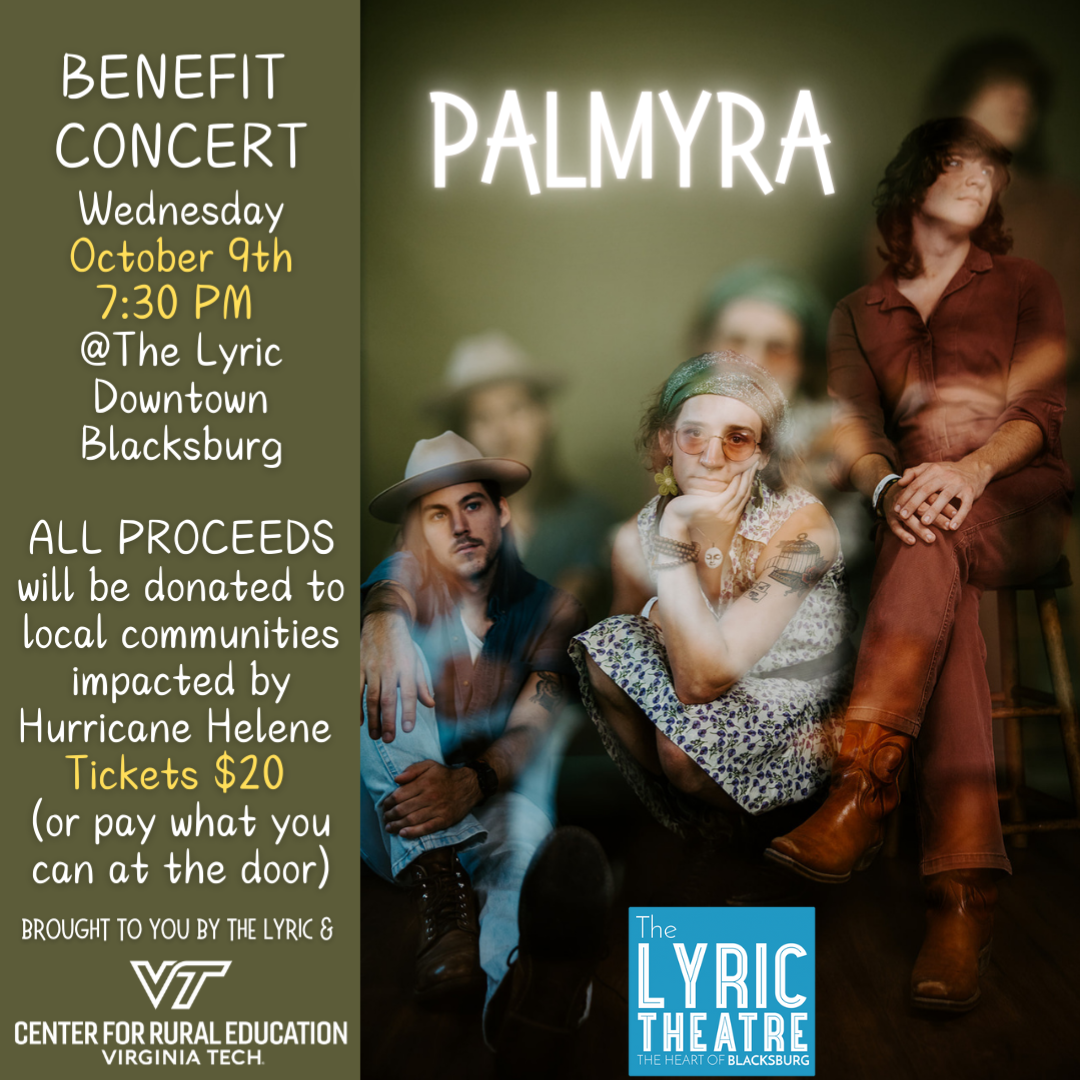 Palmyra at Tally Ho, 7 December | Event in Leesburg | AllEvents