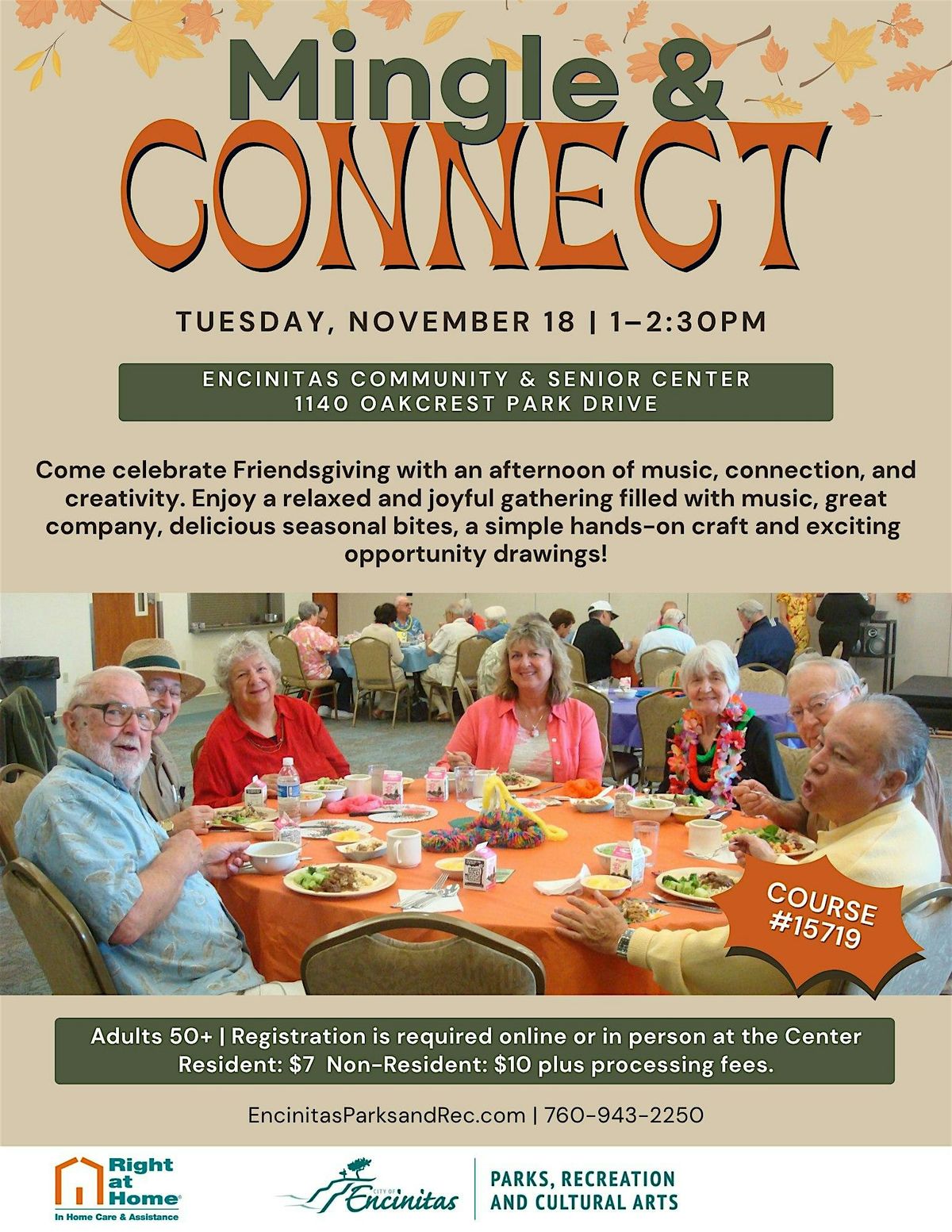 Mingle & Connect, 18 November | Event in Encinitas | AllEvents