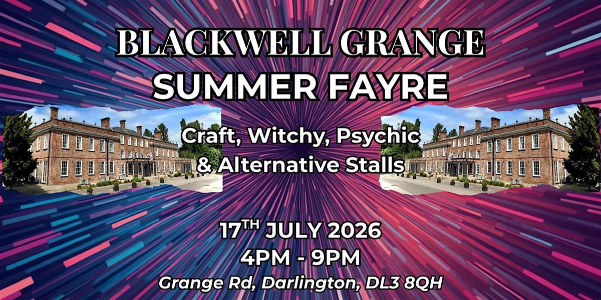 SUMMER FAYRE, 17 July | Event in Darlington | AllEvents