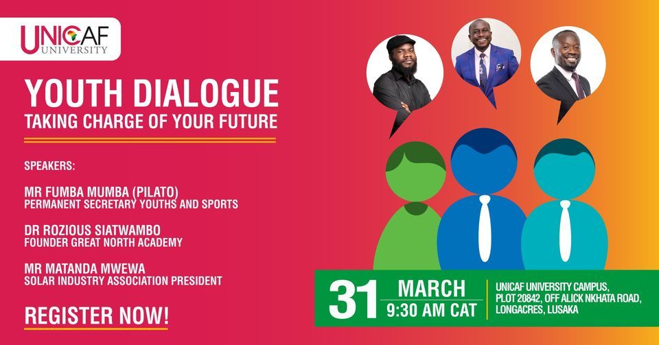 Youth Dialogue Taking Charge Of Your Future Unicaf University 