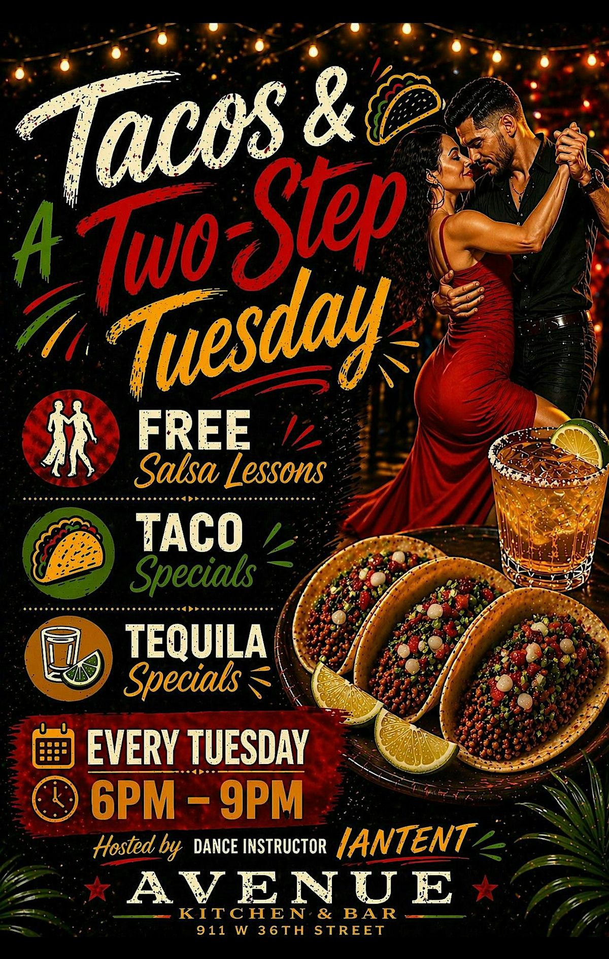 Tacos & Two-Step Tuesdays!, AVENUE KITCHEN & BAR, Baltimore, 5 May 2026 ...