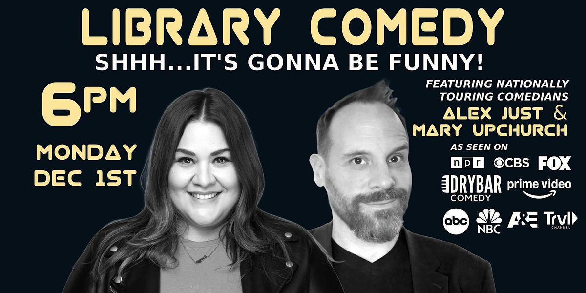 Library Comedy: Shhhh...it's Gonna be Funny, 1 December | Event in Las Vegas | AllEvents