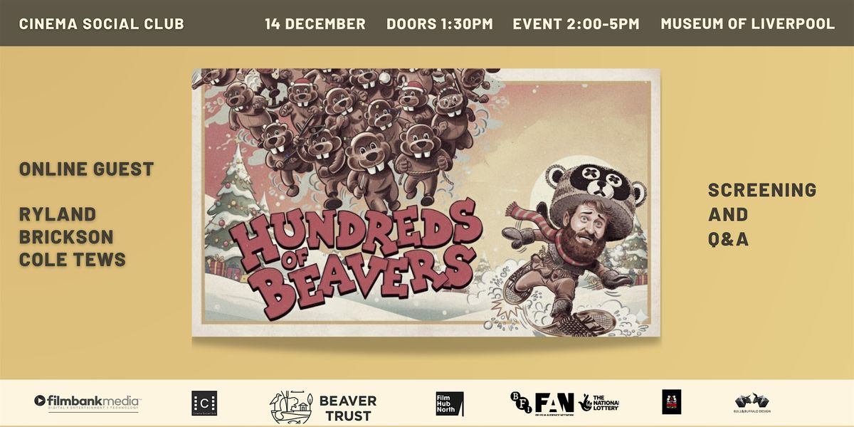 HUNDREDS OF BEAVERS + Live Q&A with Ryland Brickson Cole Tews, 14 December | Event in Liverpool | AllEvents