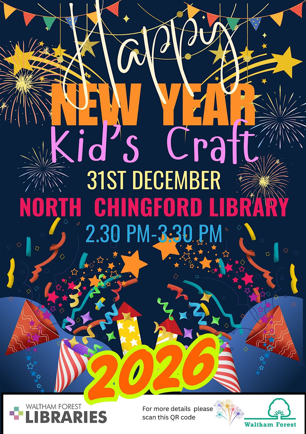 New Year Kid's Craft @ Lea Bridge Library, 29 December | Event in London | AllEvents