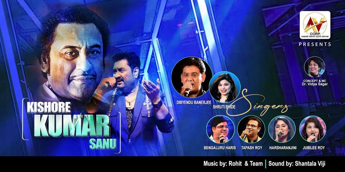Kishore Kumar Sanu, 26 July | Event in Bangalore | AllEvents