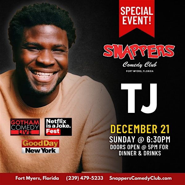 Special Event Comedy Show with TJ, 21 December | Event in Fort Myers | AllEvents