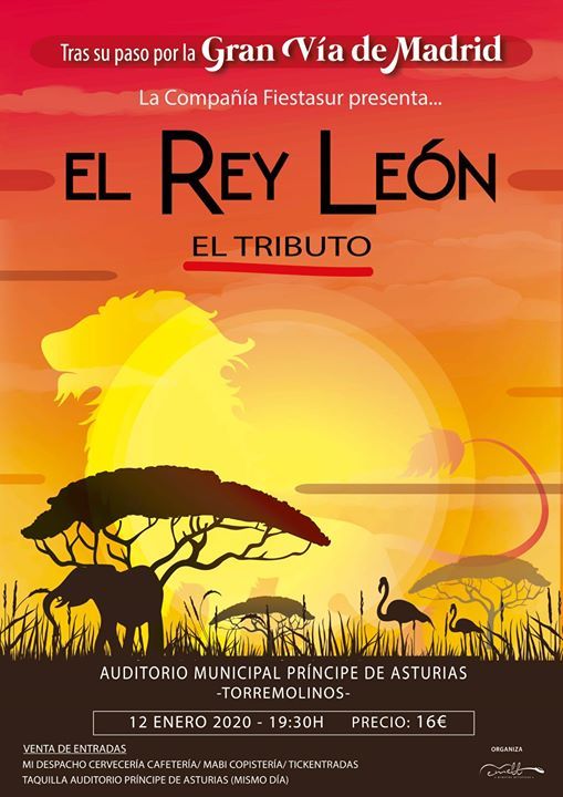 El Rey Leon El Tributo At Auditorio Principe De Asturias