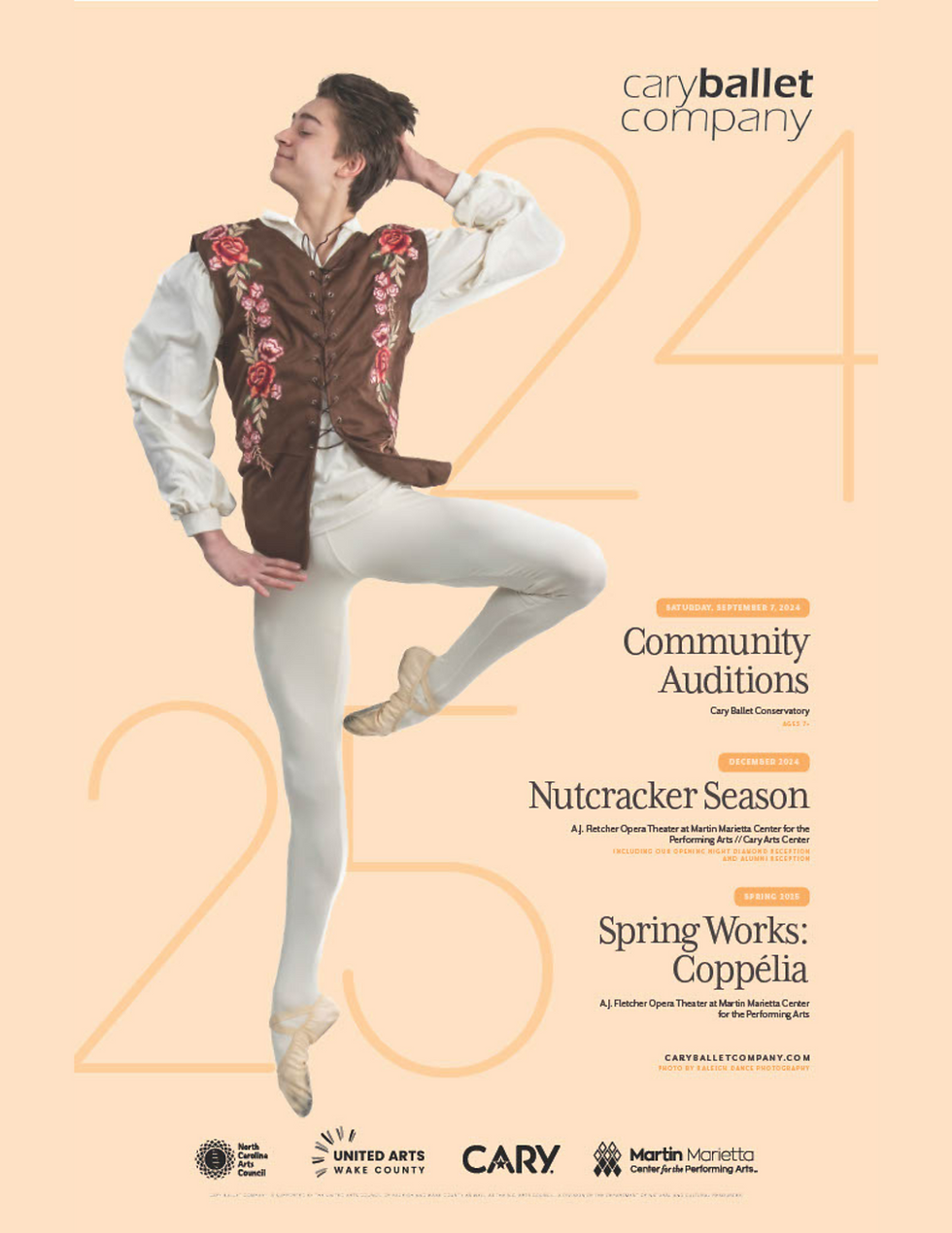Cary Ballet Company - Peter Pan at Martin Marietta Center for the Performing Arts - Fletcher Opera Theater, 9 May
