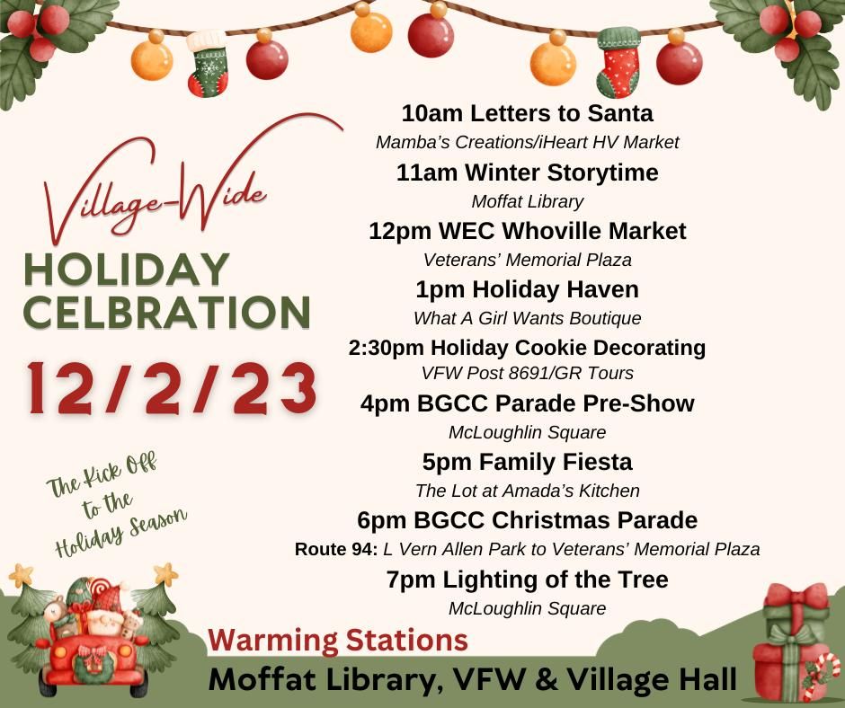 Village Wide Holiday Celebration, Washingtonville, NY, Sunnyside, 2 December 2023 AllEvents