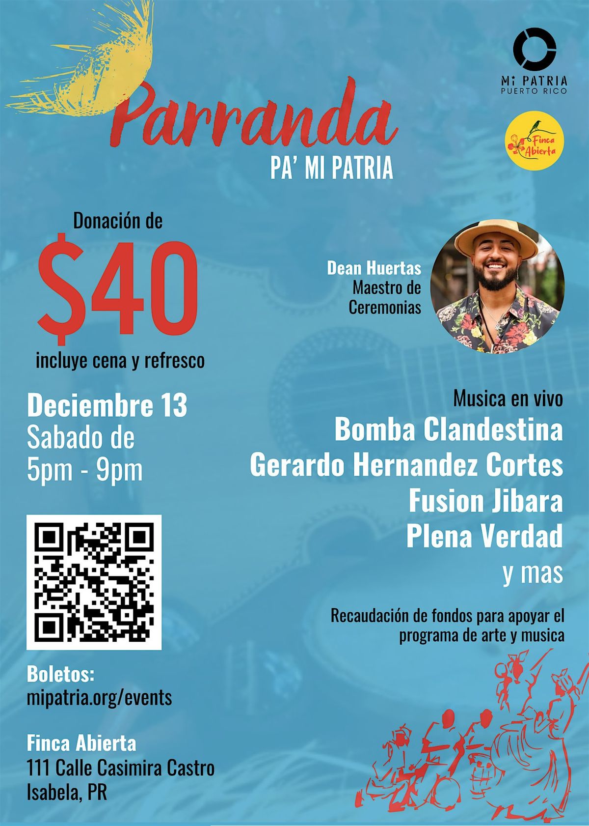 Parranda pa' Mi Patria, 13 December | Event in Bejucos | AllEvents