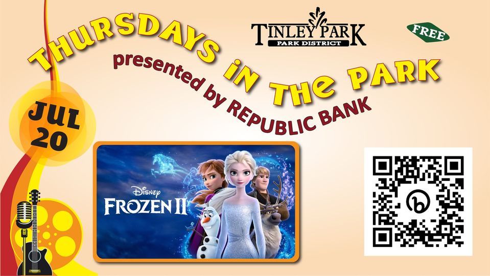 Movie in the Park Frozen II, Tinley Park Park District, 20 July 2023