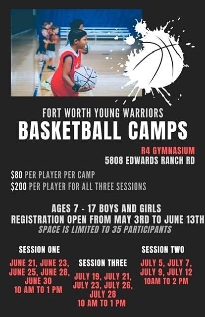 Summer Basketball Camps 5808 Edwards Ranch Rd Fort Worth June 21 To July 30 Allevents In