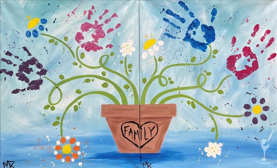 **KIDS CLASS** Blooming Family Set, Painting with a Twist (Roseville