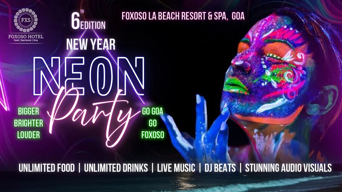 New Year Party 2026 Neon Eve Goa, 31 December | Event in Bijapur  | AllEvents
