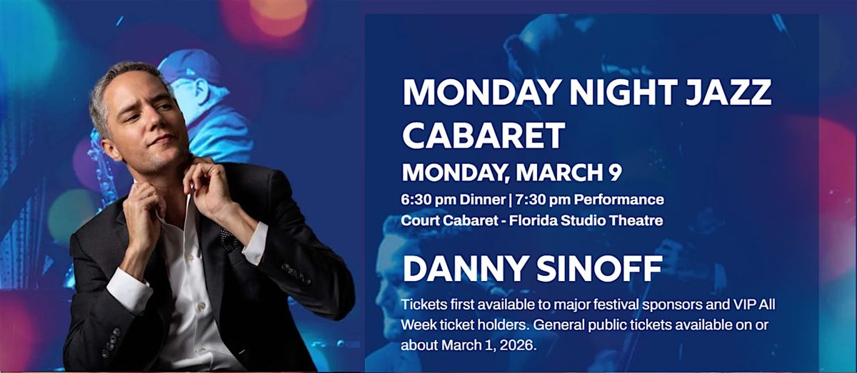 Danny Sinoff - MNJC 2026 Jazz Fest, 9 March | Event in Sarasota | AllEvents