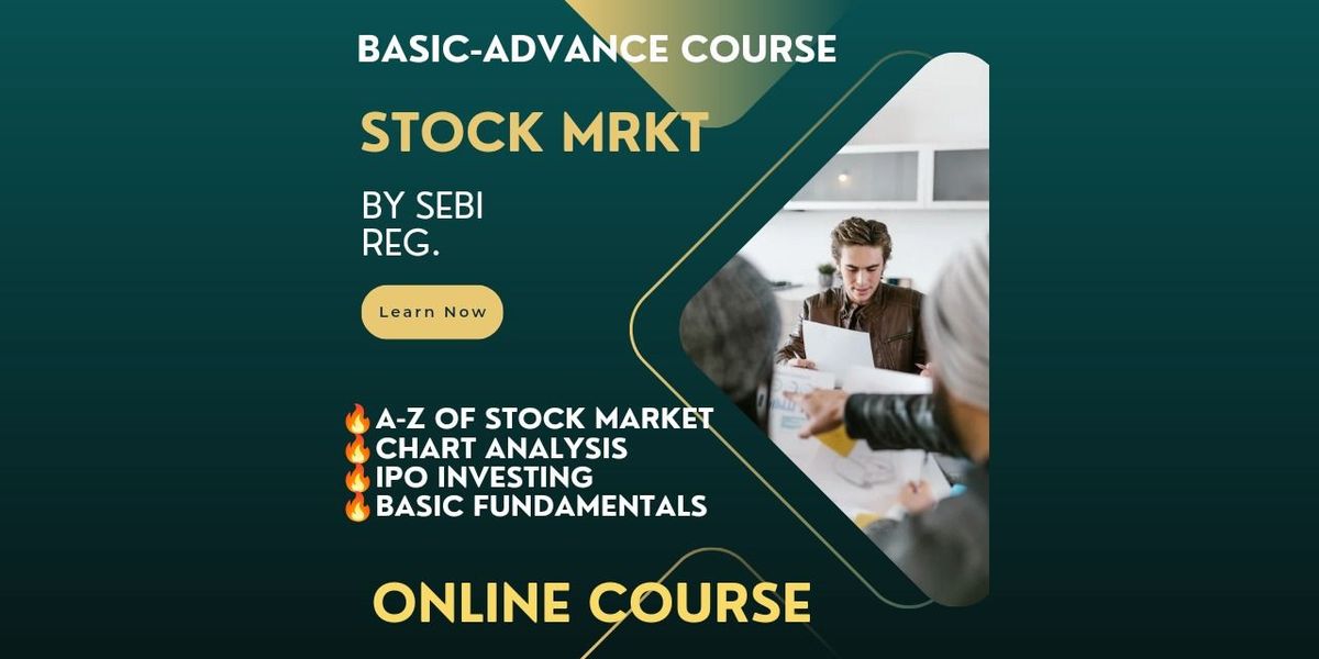BASIC-ADVANCE COURSE ON STOCK MRKT BY SEBI REG. | Event in Jaipur | AllEvents
