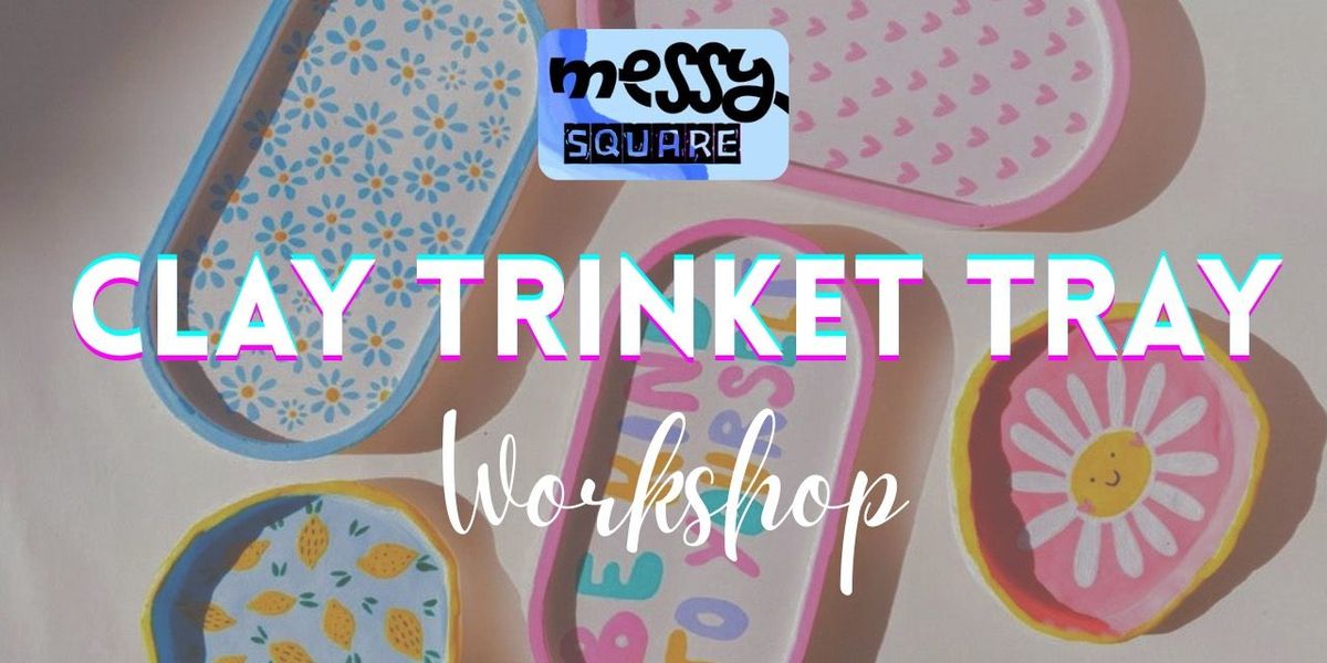 Clay Trinket Tray - Messy Square, 29 November | Event in Hyderabad | AllEvents