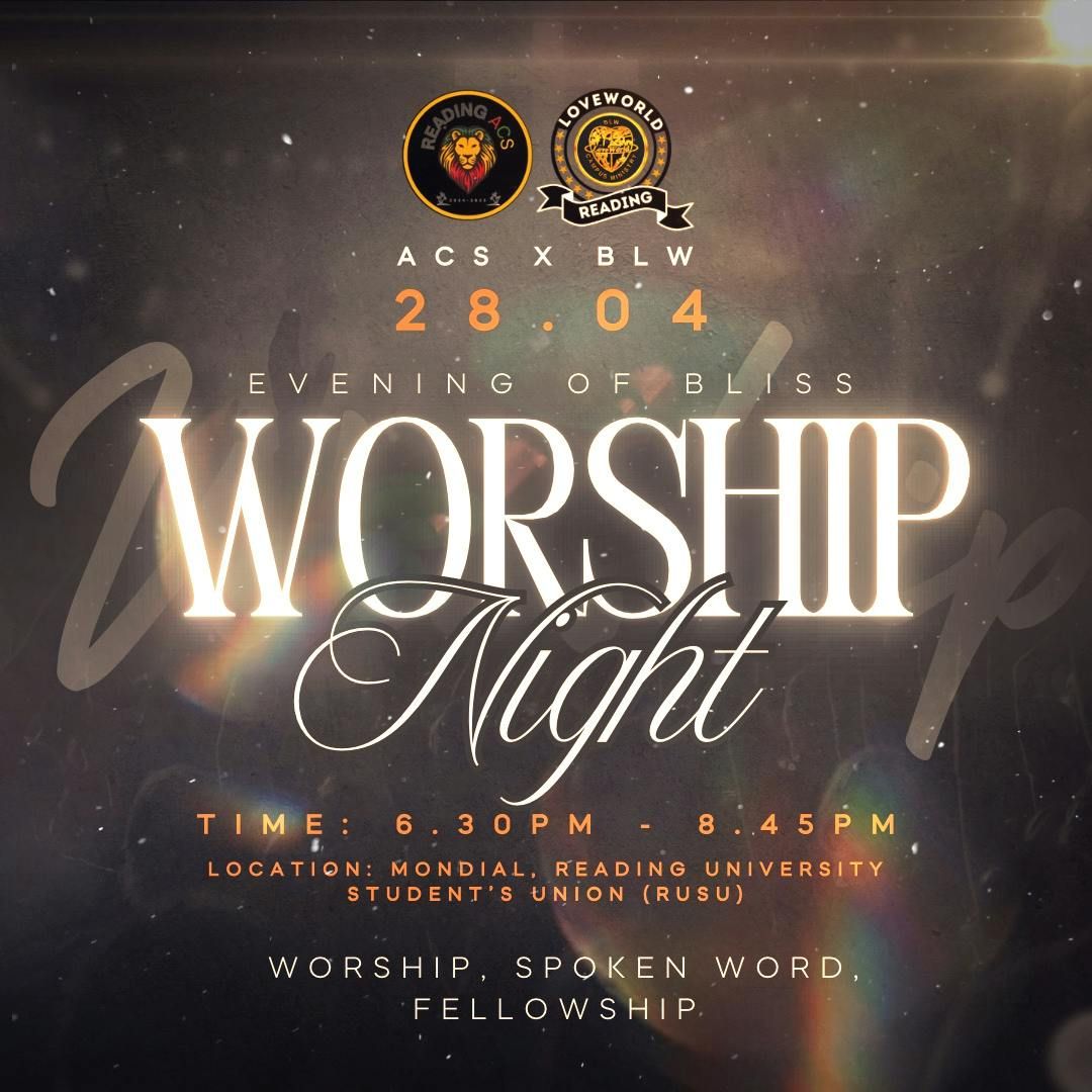 BLW x ACS Worship Night: Evening of Bliss | Event in Earley | AllEvents
