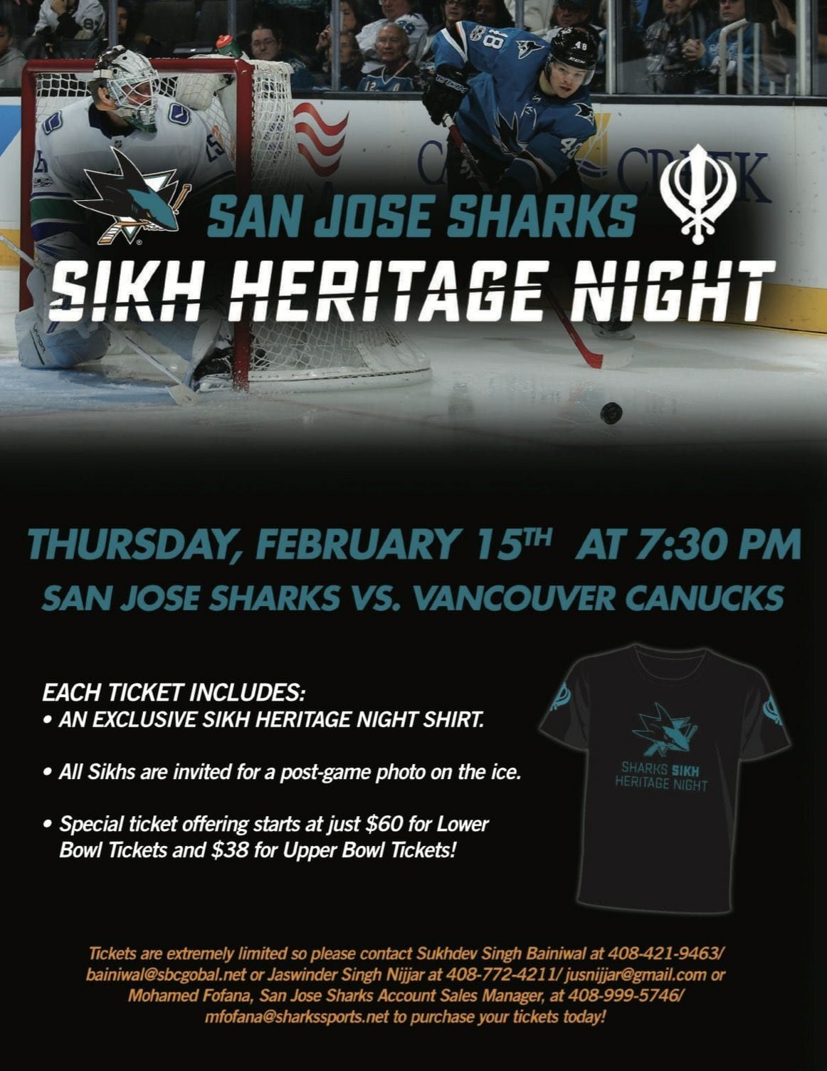 San Jose Sharks at Vancouver Canucks at Rogers Arena, 27 December | Event in Vancouver | AllEvents