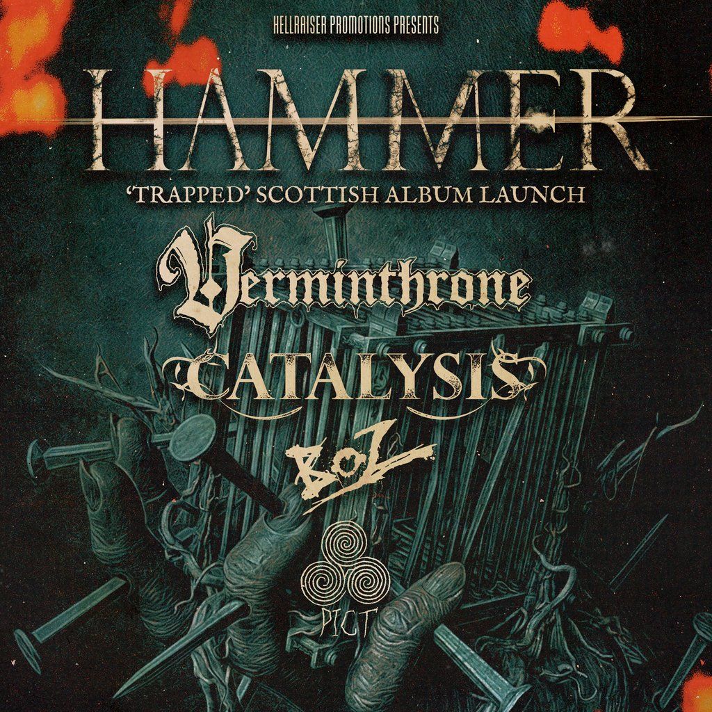 Hellraiser presents HAMMER 'Trapped' Scottish Album Launch, 12 December | Event in Edinburgh | AllEvents
