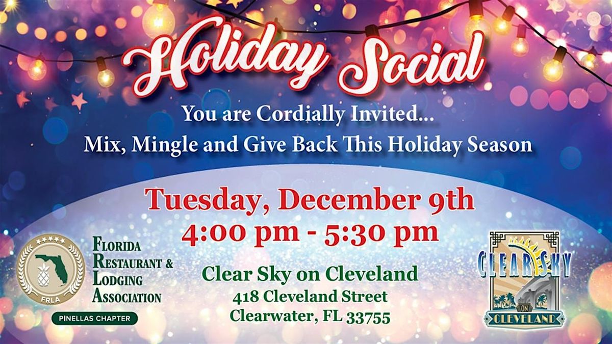 FRLA Pinellas Holiday Social, 9 December | Event in Clearwater | AllEvents