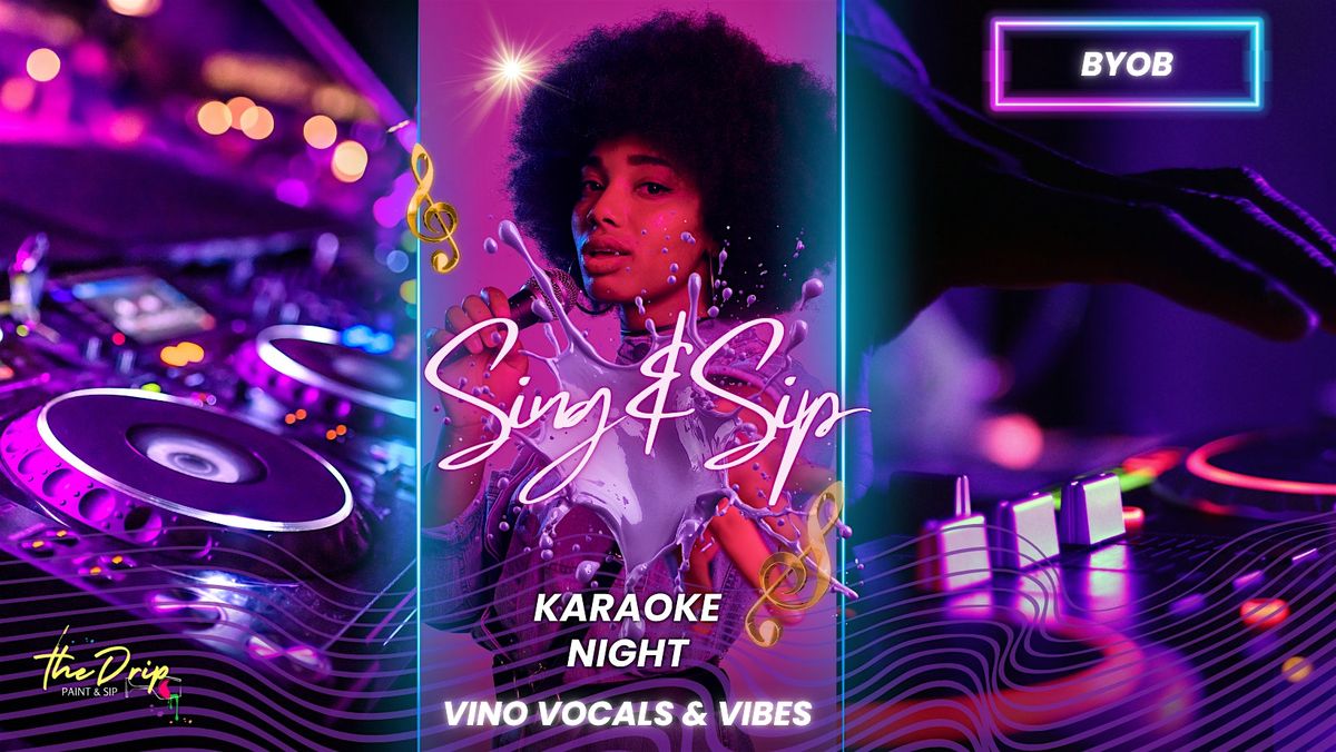 Copy of Sing & Sip Karaoke Paint Night, 12 December | Event in Jersey City | AllEvents