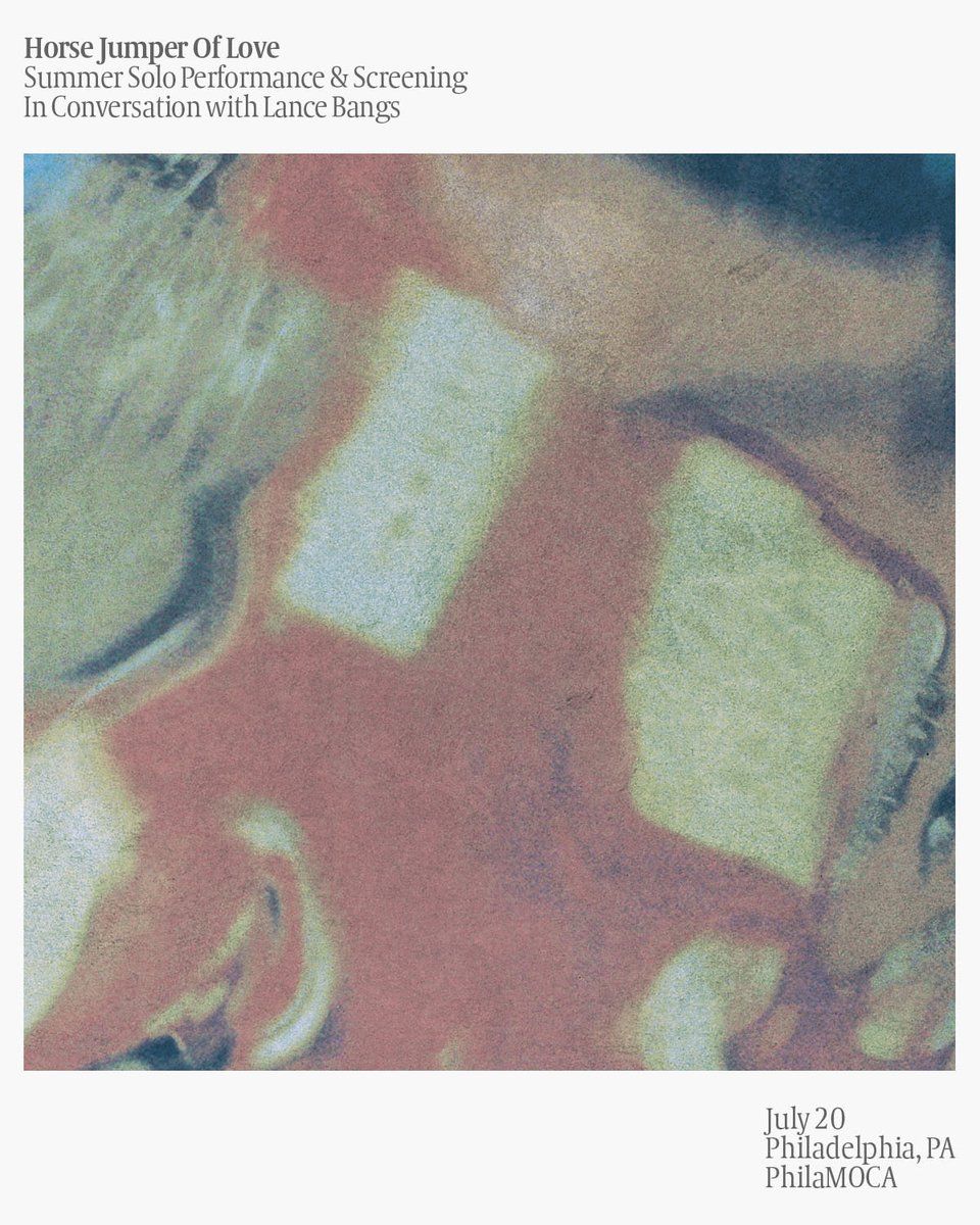 Horse Jumper of Love - Performance & Screening In Conversation With Lance Bangs, 28 July | Event in Portland