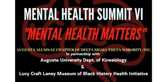Free Mental Health Summit Vi Mental Health Matters At Augusta