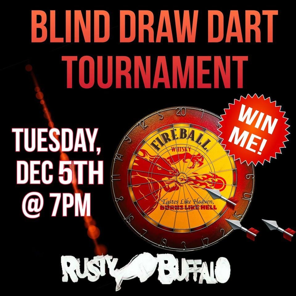 Blind Draw Dart Tournament, Rusty Buffalo, West Seneca, December 5 2023