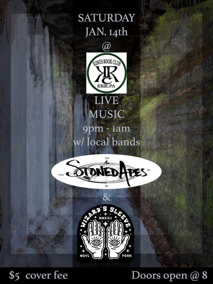 Wizards Sleeve & Stoned Apes Live at the Kings Rook Club, Kings Rook ...