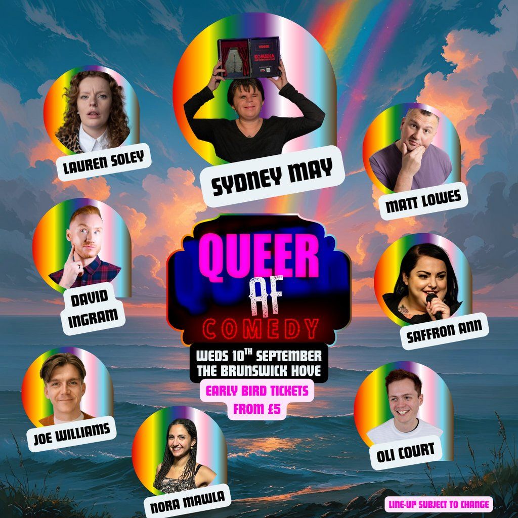 Queer AF Comedy - September '25, 10 September | Event in Brighton | AllEvents