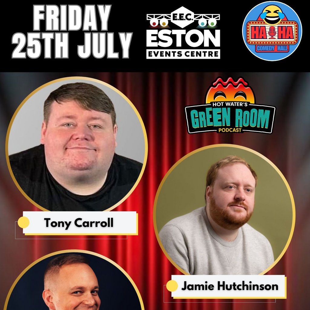 Haha Comedy Hall- Jamie Hutchinson & Tony Carroll, 25 July | Event in Middlesbrough | AllEvents