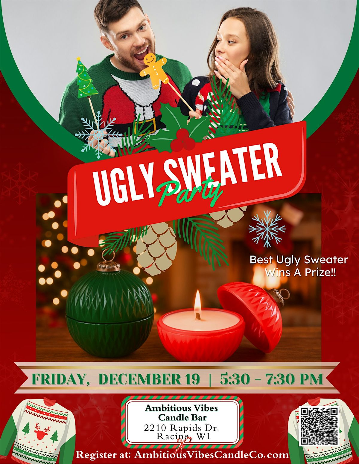 Ugly Sweater Candle Making Party, 19 December | Event in Racine | AllEvents