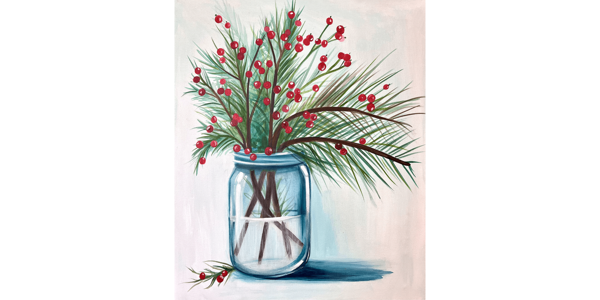 Holidays in a Glass - Paint and Sip in Phoenix | Classpop!™, 8 December | Event in Gilbert | AllEvents