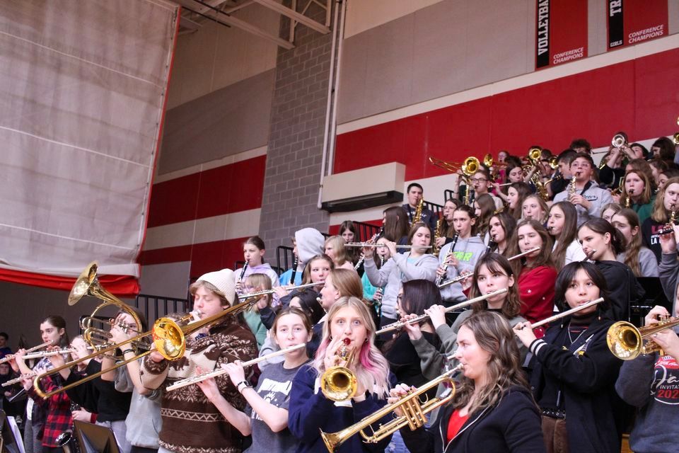 HHS Band ALUMNI NIGHT, Hortonville High School, January 2 2024